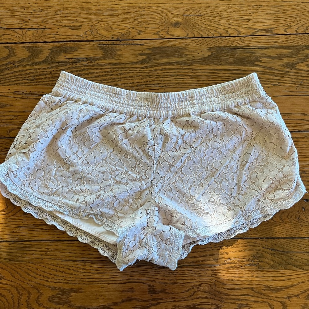 Blush Lace Shorts